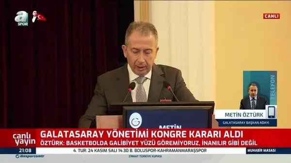 Galatasaray Başkan Adayı Metin Öztürk'ten Fatih Terim ve Mustafa Cengiz açıklaması