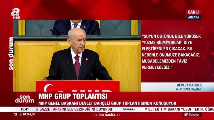 Bahçeli:
