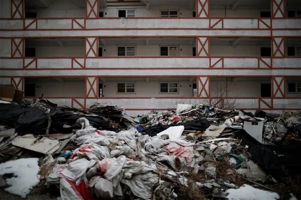 Hayalet kayak merkezinden fotoğraflar