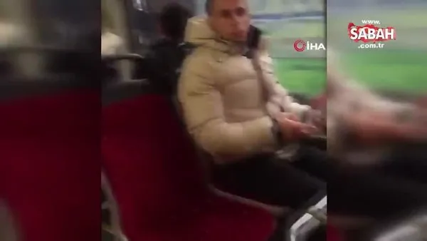 Polisten toplu taşıma araçlarına 'sosyal mesafe' kontrolü | Video