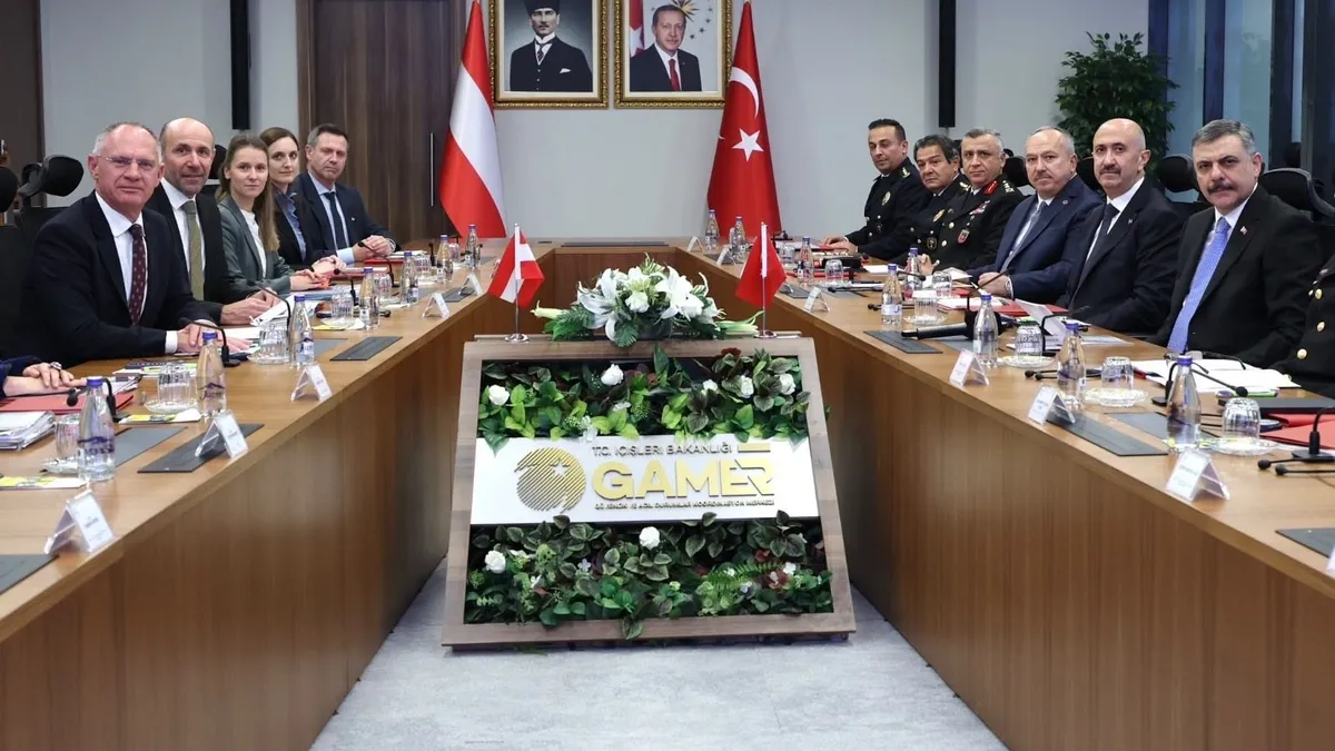Türkiye-Avusturya ortak işbirliği mekanizması 4. toplantısı!