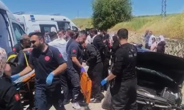Batman’da feci kaza! Otomobil istinat duvarına çarptı: 5 yaralı