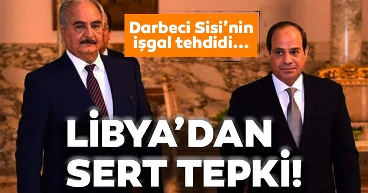 Son dakika: Trablus’taki Libya Parlamentosu’ndan darbeci Sisi’nin açıklamalarına sert tepki