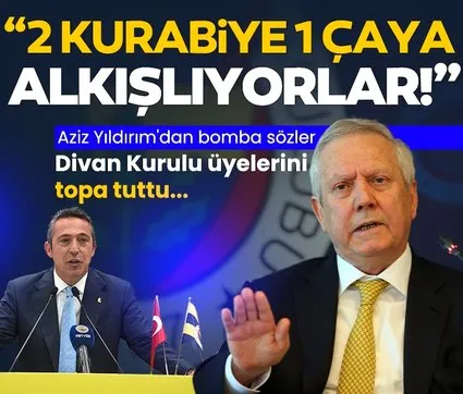 Fenerbahçe eski başkanı Aziz Yıldırım’dan bomba sözler: İki kurabiye bir çaya her şeyi alkışlıyorlar