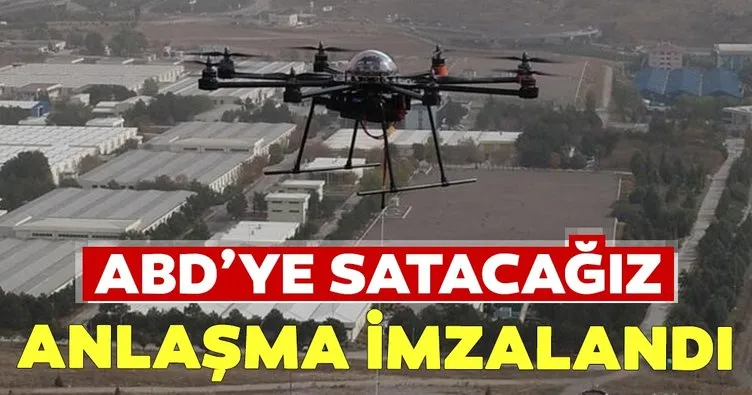 Türkiye ABD’ye 65 milyon dolarlık drone satacak