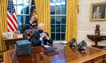 ABD Başkanı Joe Biden resmen göreve başladı: Oval Ofis’te dikkat çeken ayrıntı...