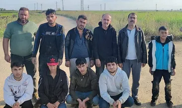 Edirne’de yasa dışı yollarla yurda giren 48 düzensiz göçmen yakalandı