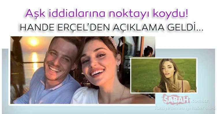 Hande Erçel ve Kerem Bürsin sevgili mi? Hande Erçel aşk iddialarına son noktayı koydu!