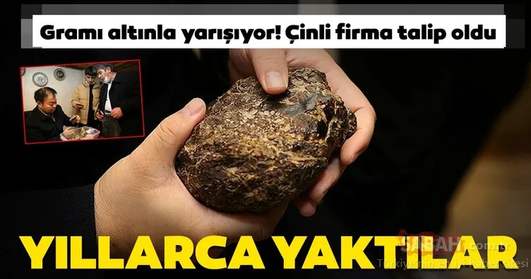 Yıllarca yakmışlar! Gramı altınla yarışıyor! Bayburt Kehribarına Çin talip oldu