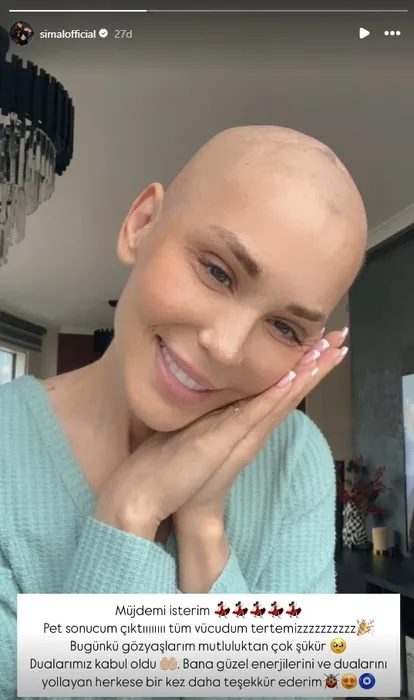 Kanseri metastaz yapmıştı… Şarkıcı Şimal müjdeli haberi sosyal medyadan duyurdu!