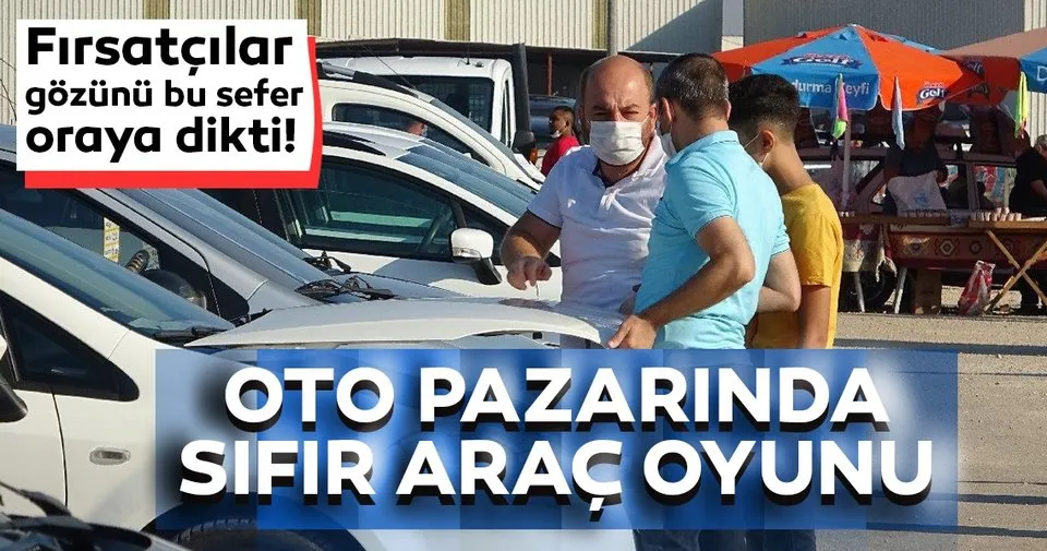oto pazarinda sifir otomobil oyunu