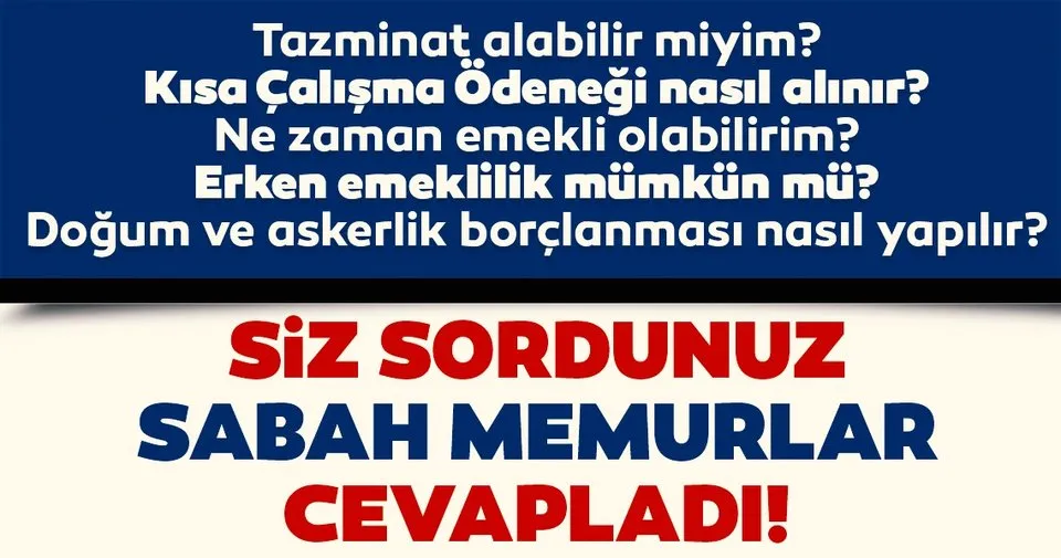 Milyonlarca Calisan Bu Sorularinin Yanitlarini Merak Ediyor Faruk Erdem Yanitladi Haberler Haberleri