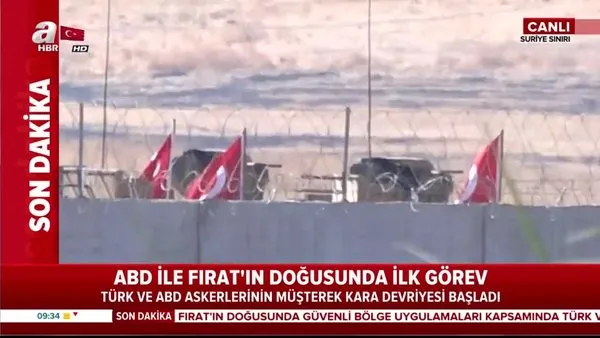 Türk Silahlı Kuvvetleri'nin Fırat'ın doğusuna giriş anı görüntüleri! Mehmetçik, Türk Bayrakları ile böyle girdi...