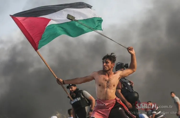Bu fotoğraf Filistin direnişinin sembollerinden biri olacak