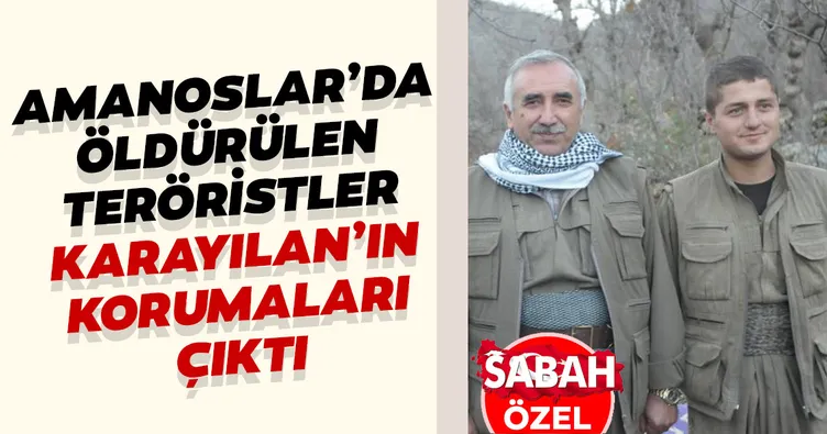 Amanoslar’da öldürülen teröristler Elebaşı Karayılan’ın eski korumaları çıktı