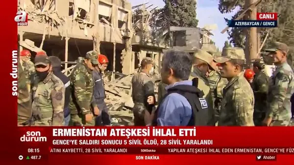 Son dakika haberi... Ermenistan'dan Azerbaycan'a kalleş saldırı! Olay yerinden canlı yayın... 5 ölü, 28 yaralı | Video
