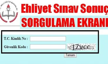 Ehliyet sınav sonuçları ne zaman açıklanacak?