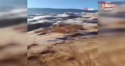 Sahra çölüne kar yağdı | Video