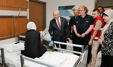 Gazze'den gelen Filistinli hastaların Adana’da tedavileri sürüyor #adana
