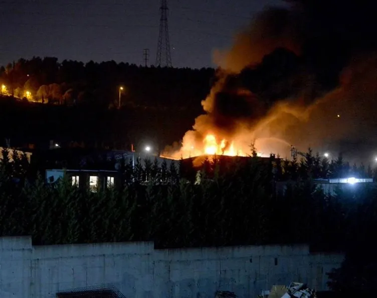 İstanbul’da fabrika yangını