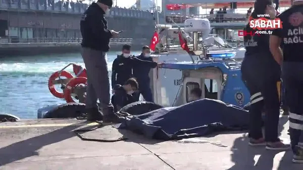 İstanbul Karaköy'de denizden ceset çıkarıldı | Video