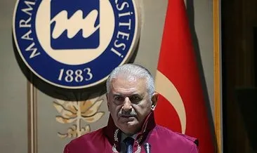 Marmara Üniversitesi’nden TBMM Başkanı Yıldırım’a fahri doktora