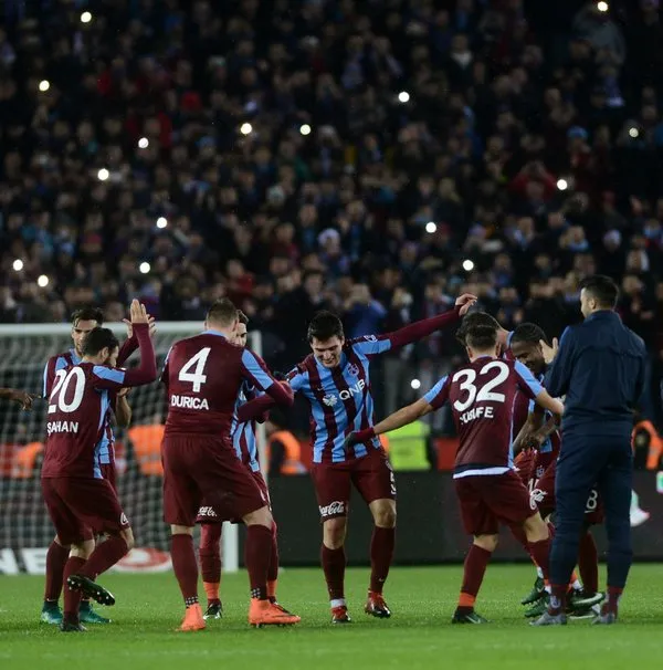 Trabzonspor'dan kolbastı şov