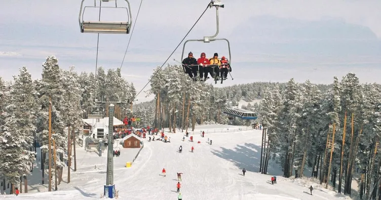 Kristal kar kaplı Sarıkamış