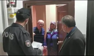 Evden çıkamayan kronik hasta, Çekmeköy polisinin yardımıyla bağış yaptı