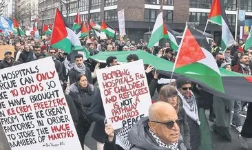 Soykırıma lanet Filistin’e destek
