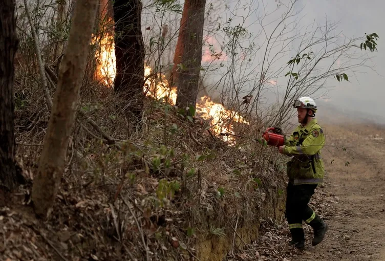 Avustralya yanıyor! NASA'dan korkutan görüntü...
