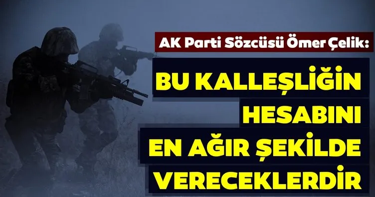 SON DAKİKA: AK Parti Sözcüsü Ömer Çelik: Katil rejim ve onu cesaretlendirenler bu kalleşliğin hesabını en ağır şekilde vereceklerdir.