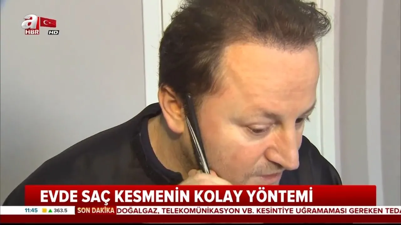 evde sac nasil kesilir iste canli yayinda corona virusu gunlerinde uygulamali evde sac kesim teknikleri video videosunu izle son dakika haberleri