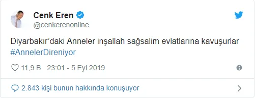 Evlatları için oturma eylemi yapan annelere sanatçılardan destek