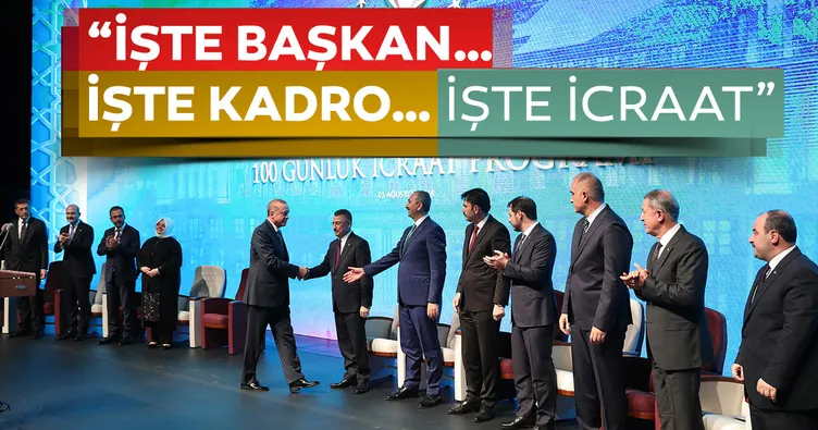 İşte başkan… İşte kadro… İşte icraat