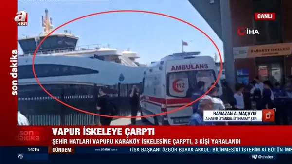 SON DAKİKA | İstanbul'da vapur iskeleye çarptı! Yaralılar var... Olay yerinden ilk görüntüler CANLI YAYIN