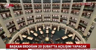 Türkiye’nin en büyük kütüphanesi! Cumhurbaşkanlığı Millet Kütüphanesi perşembe günü açılıyor | Video