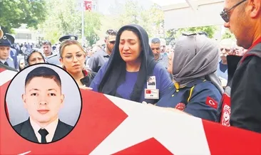 Hamile eşten şehide acı veda