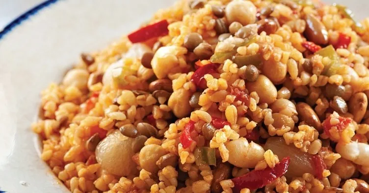 Naneli bulgur pilavı