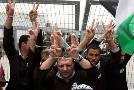 Filistin’de açlık grevi protesosu