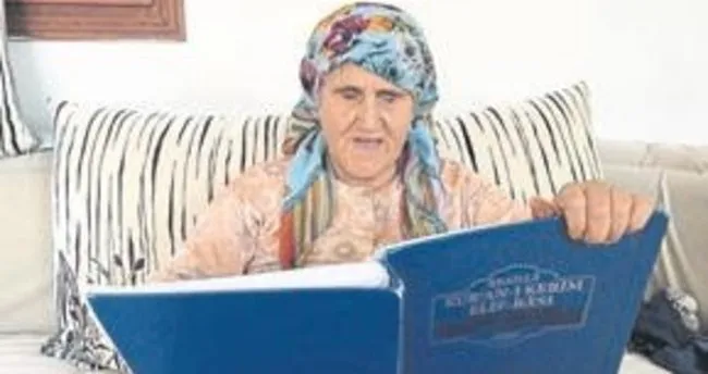 Gönül gözüyle Kur’an öğreniyor