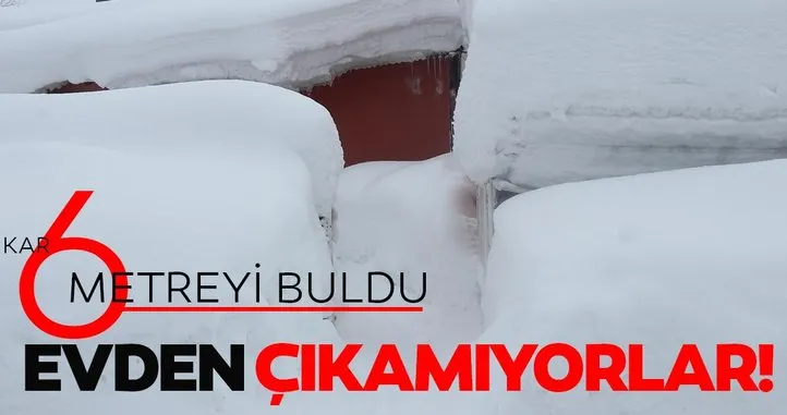 Son dakika: Kar yağışı hayatı zorlaştırıyor! 6 metrelik kar tünelleri, kapanan evler ve yollar... İşte Türkiye'den son dakika kar manzaraları