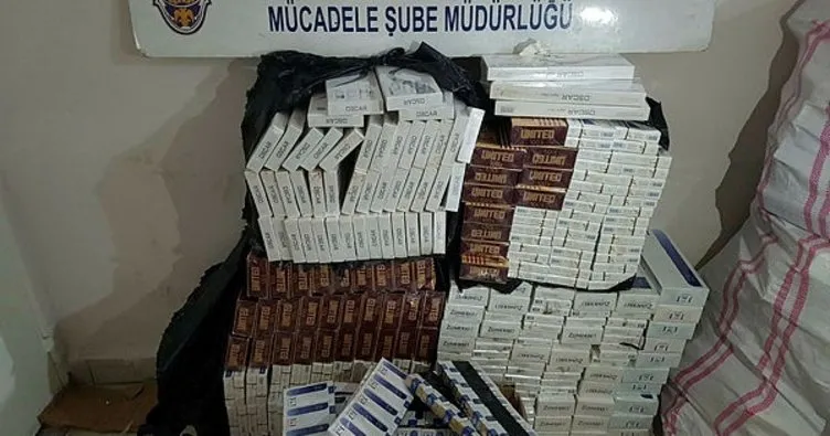Kahramanmaraş’ta 2 bin paket kaçak sigara ele geçirildi