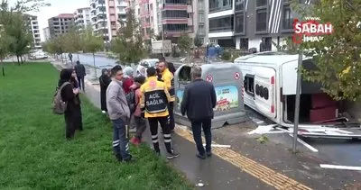 Malatya’da minibüsle çarpışan öğrenci servisi devrildi | Video