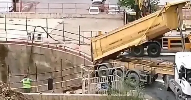 Önce kazıldı sonra dolduruldu