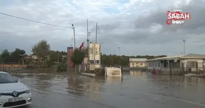Halkalı’da yaşanan selin ardından sular çekilmeye başladı | Video