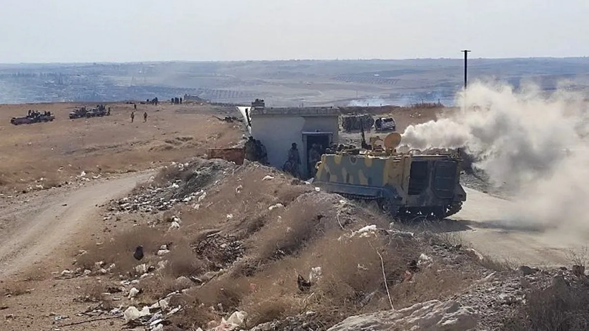 SON DAKİKA... Suriye Milli Ordusu duyurdu: Münbiç terör örgütü PKK/YPG'den temizlendi!