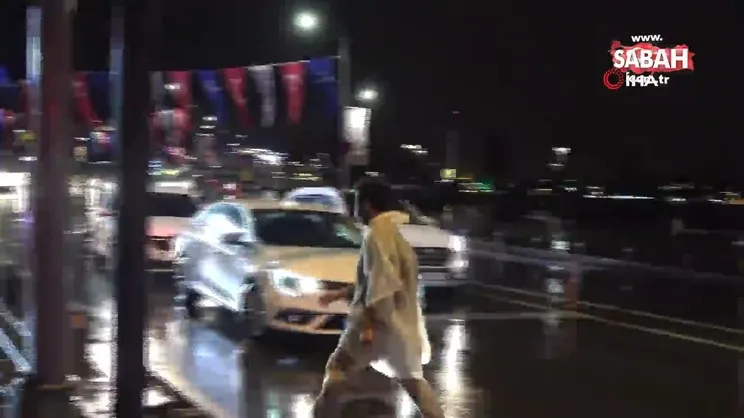 Üsküdar'da yağmur etkili oldu