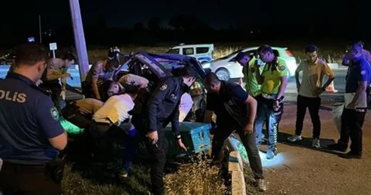 Kütahya’da korkunç kaza: 1 ölü, 4 yaralı