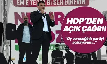 HDP’li vekil Saadet’e oy istedi!